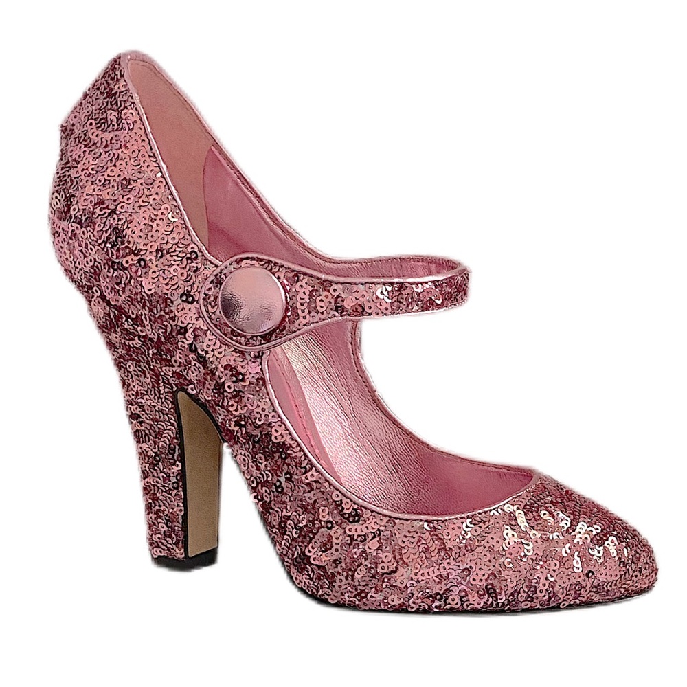 Dolce & Gabbana Sequined Mary Janes